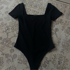 Aritzia Babaton Classic Black Bodysuit